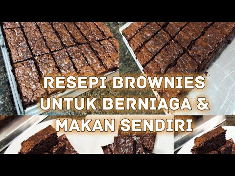 Resepi Brownies Untuk Berniaga Dan Makan Sendiri By Chef Obie Youtube