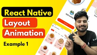 π React Native Layout Animation - Example 1π₯ | Engineer Codewala