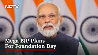 PM Modi To Address BJP Members On Party's Foundation Day Today