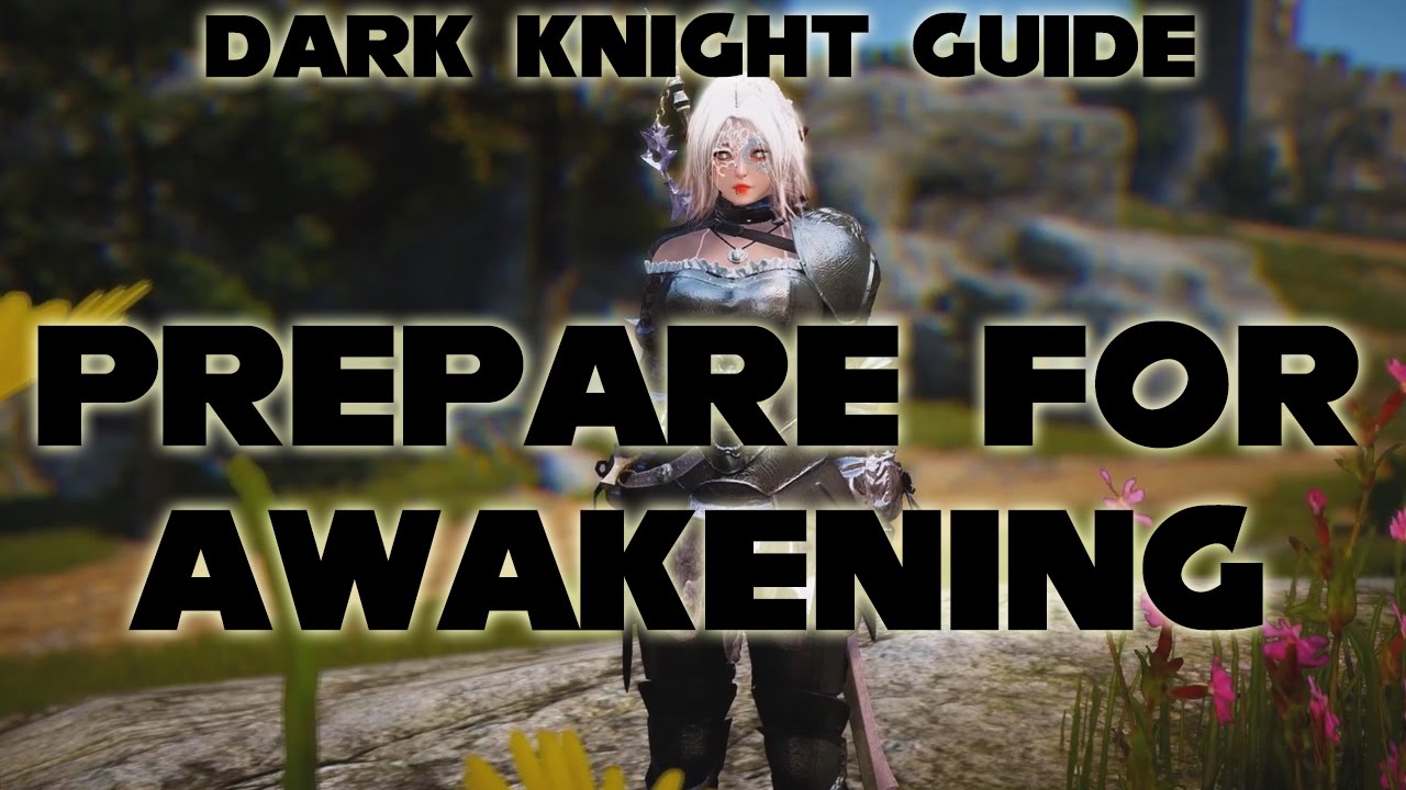 Prepare For Awakening , Dark Knight Guide | (Part 2 PvP Focus) | Dark ...