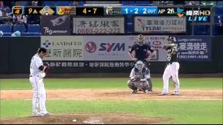 2012 CPBL 台灣大賽 Game4 張泰山1打點安打