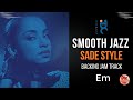 Backing track - Smooth Jazz Sade Style in E minor (108 bpm)