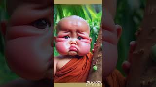 dekh lijiye Koyademo little monk girl 😘 🥰 WhatsApp status video#new #viral #shortvideos