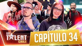 GOT TALENT CHILE ⭐ CAPÍTULO 34 🎤🕺 REACCIÓN CLAUDIO MICHAUX Y CONY CAPELLI 🤩