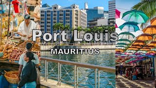 മൗറീഷ്യസിൻ്റെ രണ്ട് മുഖങ്ങൾ| Exploring The Capital City Of Mauritius | Central Market | Water Front