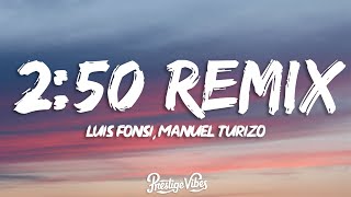 MYA, TINI & DUKI - 2:50 Remix (Letra/Lyrics)