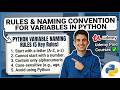 5 Rules Naming Convention for Variables in Python |Python Variable Naming Rules Udemy Paid Courses ✅