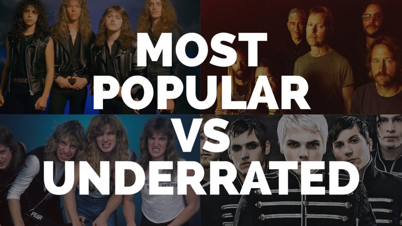 Rock Bands Most Popular And Underrated Songs - YouTube