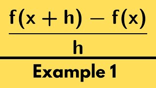 PreCalculus | Find the difference quotient: Example 1
