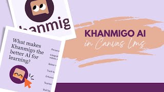 Khanmigo AI in Canvas Tutorial