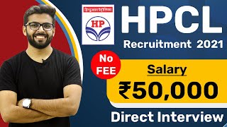 HPCL Recruitment 2021 🔥🔥| Salary ₹50,000 | NO FEE | Project Associate | HPCL jobs 2021