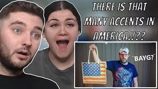 British Couple Reacts to The 5 Greatest American Accents
