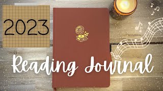 2023 READING JOURNAL SET-UP📔| simple spreads and a nifty handlettering hack