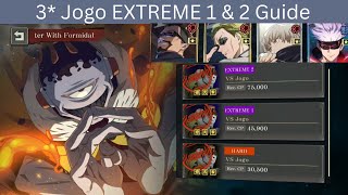 Formidable Foe 3* Jogo Extreme 1 & 2 Guide - Jujutsu Kaisen Phantom Parade