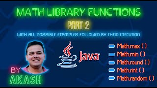 Math Library Functions in #JAVA || PART II || #ICSE