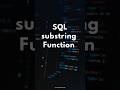 ✂️ SQL substring Function: Extracting Parts of a String! 🔍