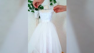 How To Make A Wedding Dress On Mini Mannequin