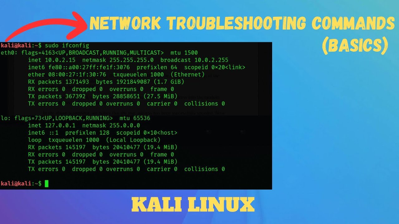 Basic Network Troubleshooting Commands For Linux - YouTube