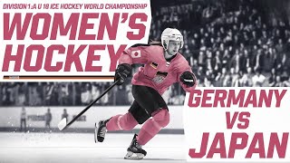 EXPERIENCE The Thrill of Japan vs Germany IIHFWomen  Ice Hockey U18 World Championships 2024!