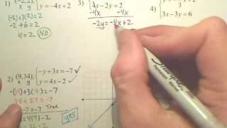 Algebra 1 - 6.1 Solving Systems by Graphing