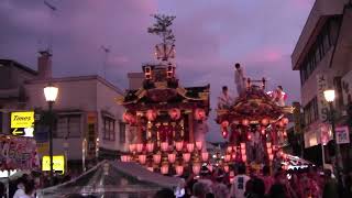 令和四年秩父川瀬祭　番場町屋台と東町屋台