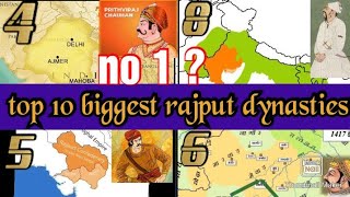 TOP 10 BIGGEST RAJPUT DYNASTIES OF RAJPUTANA EMPIRE major rajput dynasties rajput dynasty history