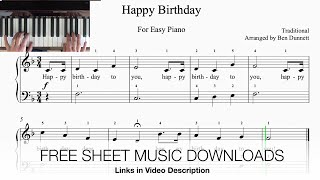 Happy Birthday Easy Piano