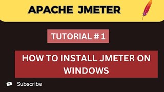 JMeter Tutorial 1 - How to install JMeter on windows 10