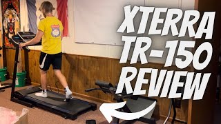 Xterra TR150 Folding Treadmill Unboxing, Review, & Initial Thoughts (Amazon Treadmills)