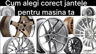 Cum alegi corect jantele pentru masina ta