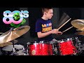 BEST 80s Movie Music Hits On Drums - Kid Drummer