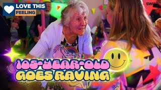 105-Year-Old Goes Raving for her Birthday 💃👵 | LOVE THIS!