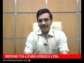 vijay vedmutha managing director bedmutha industries ltd..mumbai video bse code 533270 part 1