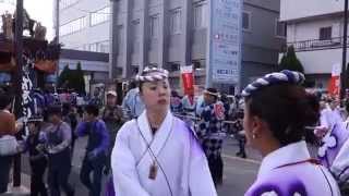 佐原の大祭　秋祭り２０１４　山車巡行　牛天神〔新上川岸〕　豪快　2014.10.11 Sawara