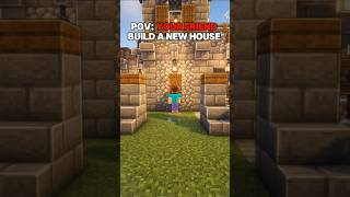 Minecraft: When your friend build a house... 💀 #shorts #minecraft