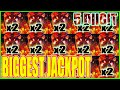 We Hit The BIGGEST JACKPOT Ever on High Limit Tiki Fire Lightning Link Slot