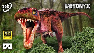 VR Jurassic Encyclopedia #6 -  Baryonyx dinosaur facts 360 Education