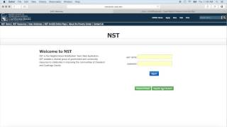 NST Training Video - Registering for the NST Web App