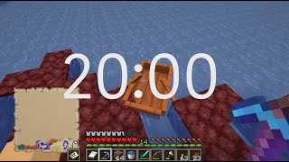 20 Minute Timer with Relaxing Music: Minecraft Theme