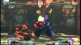 SSF4AE Oni vs Evil Ryu