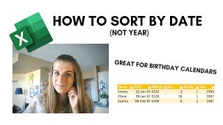 Do you know how to sort by month (not year) in Excel?