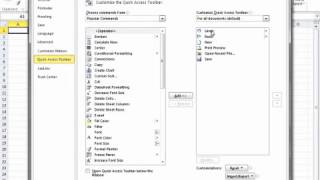Customizing The Quick Access Toolbar (Microsoft Excel Course)