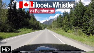 Lillooet to Whistler 🇨🇦 Scenic Drive BC Canada!