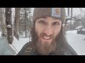 living alone off grid in alaska 〈ep17〉 atv upgrades tent life u0026 the snow pocalypse is here