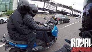 Attacked by scooter thieves