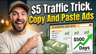 (Craigslist $5 Trick) 💰 Copy And Paste Ads for Beginners 💰 $5 Budget, $500 Days