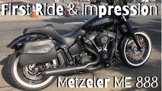 First Ride \u0026 Impression | Metzeler ME 888 Whitewall | 2020 Softail Street Bob