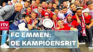 Duizenden mensen bij bustour en huldiging van FC Emmen | RTV Drenthe