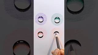 How to draw Realistic water drop with easy step #drawing #art #shorts #trending #ytshorts