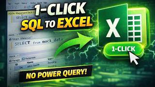 Live SQL Data in Excel | VBA Without Power Query